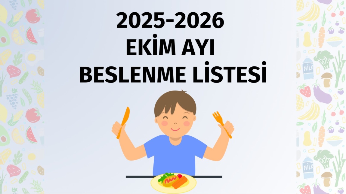 Ekim Ayı Beslenme Listesi
